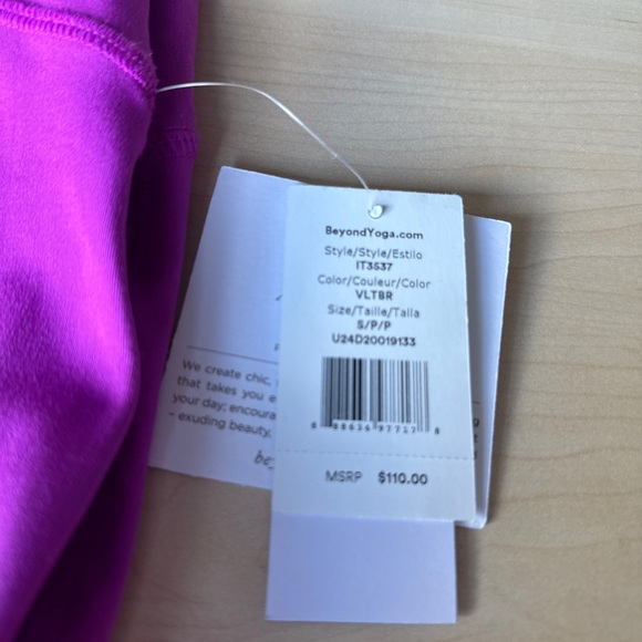 Beyond Yoga Spacedye Leggings Violet Berry High Rise in Small and Large - Picture 5 of 5